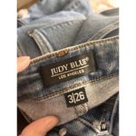 Judy Blue SKINNY FIT Womens Size 3/26 High Rise Stretch Raw Hem Distressed Jeans Photo 1