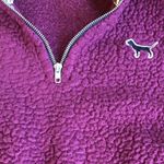 PINK - Victoria's Secret Victoria’s Secret PINK teddy bear half zip Photo 1