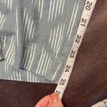 DIP Womens Green White Linen Blend Pants Medium Rope Belt Boho Casual Photo 11