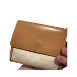 Gucci VTG 1970s GG Interlocking Gold PVC Leather Wallet Made in Italy Photo 10