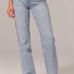 Abercrombie & Fitch Abercrombie Curve Love Ultra High Rise 90s Straight Jean Photo 1