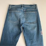 Loft  Painted Floral Modern Skinny Frayed Hemline Jeans Size 2 / 26 Photo 7