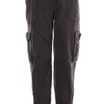 American Eagle Black Cargo Jogger Pants Photo 2