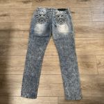 Y2k‎ Premiere By Rue 21 Low Rise Skinny Jeans Light Wash Distressed Size 5/6 R Blue Photo 6