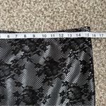 The Limited 🦋 Black Silver Lace A-Line Mini Pencil Skirt Size 8 Formal Party NYE Photo 6