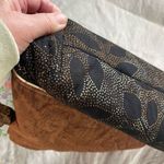 Artisan Quilted  embroidered Chic-a-dee double handle satchel. Photo 4