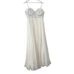 BHLDN Rachel Gilbert Sequined Silk Wedding Gown Size 6 Photo 2