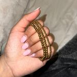 Set Of Three Gold Beaded Bracelets Photo 1