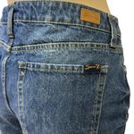 Seven7  Denim High Rise Distressed Raw Hem Cotton Weekend Shorts Womens 10 Photo 4