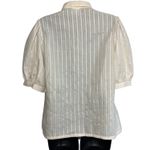 Wrangler Vintage Pink  Rainbow Tag Western‎ Short Sleeve Shirt Metallic Thread Photo 1