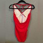 Old Navy NWT  Red One Piece swimsuit Size M Photo 6