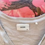 Joah Brown twist tee cream beige cotton tshirt Photo 1