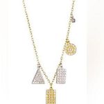 Gold plated Swarovski crystal necklace Photo 0