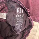 Gap  High Rise Stride Wide Leg Burgundy Jeans Women's A23 Photo 7