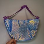 Fanny Pack Women Holographic Multicolor Festival Rave Belt Bag Waist Pack Kawaii Purple Photo 2