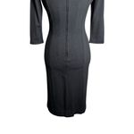 Vintage 60s Betty Barclay Pencil Dress S Black Wiggle Midi Zipper Union Made Photo 7