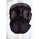 Kona Sol Kona‎ Sol Black Crochet Ruffled 1pc Moderate Coverage Swimsuit MEDIUM Vacation Photo 7