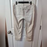Free People Cropped Mid Rise Jean W28 Cream W/Orange Undertones Photo 1