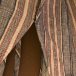 American Eagle  Striped Faux Wrap‎ kimono linen Tie Romper Blue Purple size small Photo 5