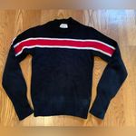 Vintage Dallas knitting co. college sweater size 34 Black Photo 7