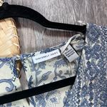 NWT sincerely Jules boho blue balloon long sleeve mini dress Size M Photo 2