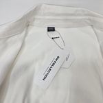 OW Collection Bella Crop Shirt in White Size M Photo 4
