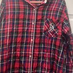 Victoria's Secret Victoria’s Secret plaid oversized sleep shirt  Photo 1