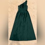 Alfred Sung NWOT  Satin Twill One Shoulder A-line Pocket Gown Dress sz 4 Photo 4