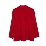 Pendleton Vintage  Wool Red Blazer Jacket with Gold Buttons Size Medium Photo 3
