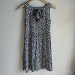 Sézane 💙✨Sezane Fifi Floral Navy Blue and White Tie Back Mini Dress Photo 7