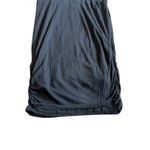 Alice + Olivia  Base Dark Grey Stretch Dress Cowl Neck 3/4 Sleeves Size Medium Photo 4