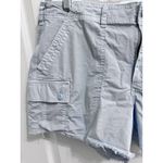 American Eagle  OUTFITTERS Light Blue Cargo Pockets Frayed Hem  Shorts Size 14 Photo 5