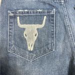 Show Me Your Mumu Distressed Denim Western High Waisted Shorts- Size 25 Photo 4