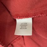 Miami  Coral Denim Skirt M Snap Front Mini Casual Pockets Womens Cotton Photo 4