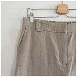 NWOT House of Harlow 1960 Wide Leg Linen Blend Cargo Pants Size 10 Tan Photo 1