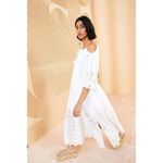 Ulla Johnson  Narcisa Cotton Dress in Pristine White Size 12 Photo 8