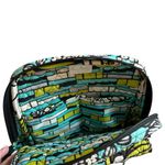Vera Bradley Blue & Green Backpack Purse Bag Floral Design Island Blooms Pattern Photo 4