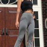 Urban Outfitters Pants Flare Checkered Photo 0