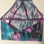 Charlotte Russe Pink & Turquoise Cloud Washed Crop Top Size M NWT Photo 3