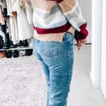 Baum Und Pferdgarten Courtney Autumn Tan Striped Pullover Sweater Photo 2