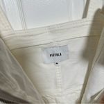 Pistola  White Denim Nina Dress Women’s Medium Photo 9
