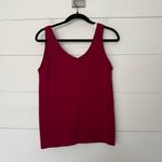 White House | Black Market  Women’s Large Magenta Tank Stretchy Photo 1