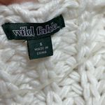 Wild Fable New Chunky Knit Cardigan Sweater Color Block Tan Cream Size S Small Photo 3