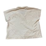 Madewell Boxy Polo Tee sz XS Off-white casual preppy Photo 3