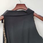 Vintage Clues Collection Womens Dress 10 Black Leopard Belt Button Up 90s Photo 9