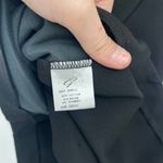 Gracia  Vegan Leather Knit Pencil Skirt Womens Sz M Black Crossover Back New Photo 5