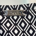 DKNY NWT Black and White Women’s One Piece with Ruching Sz Medium Photo 6