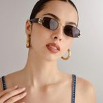 AIRE Sirius Sunglasses in Gold Black Smoke Mono New Unisex Sunnies Photo 13