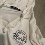 Brandy Melville  White Malibu Hoodie Photo 1