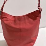 Coldwater Creek Coral leather shoulder bag by . Photo 1
